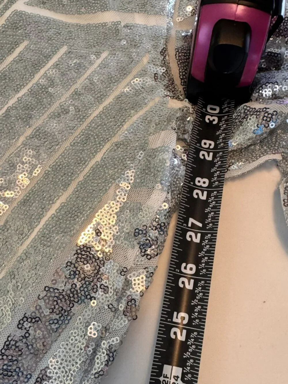 Sequin Flare Pants – High Waisted Bell Bottoms -Size XL - HS0331 - Picture 3 of 6